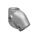 Ángulo variable corto ajustable Typ 7B, 26,9 mm, Galvanizado (Klemp)