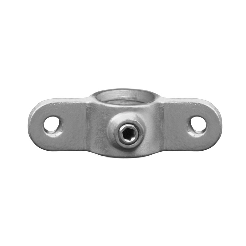 Male double lug Typ 38F, 60,3 mm, Galvanized (Klemp) - Round Tubefittings