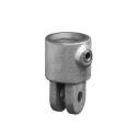 Female Single Socket Typ 42B, 26,9 mm, Galvanized (Klemp)