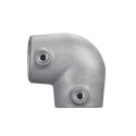 Slope Elbow 90° Variable angle 0° - 11° Typ 6SC, 33,7 mm , Galvanized (Klemp)