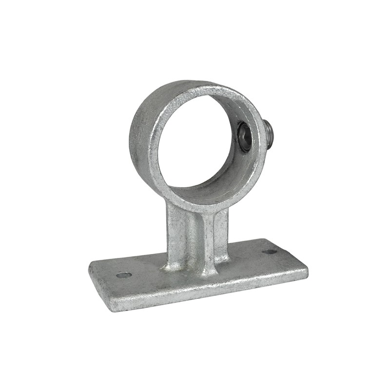 Support de main courante Typ 34C, 33,7 mm , Galvanisé (Klemp) - Colliers de serrage ronds