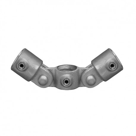Podwójne gniazdo wychylne Typ 46D, 42,4 mm, Ocynk (Klemp) Podwójne gniazdo wychylne Typ 46D, 42,4 mm, Ocynk (Klemp)
