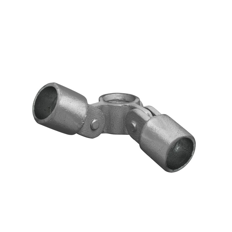 Girevole ad angolo a 90 Typ 48B, 26,9 mm, Zincato (Klemp) - Lampade a tubo rotonde