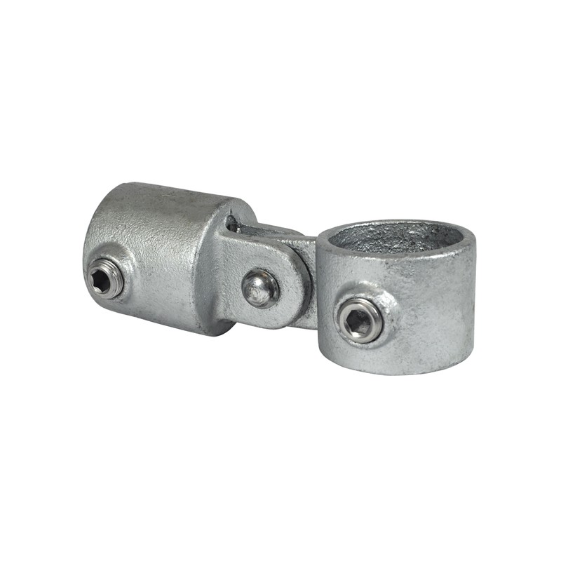 Girevole singolo Typ 44C, 33,7 mm , Zincato (Klemp) - Raccordi per tubi tondi