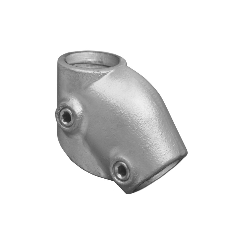 Adjustable Short Variable angle Typ 7C, 33,7 mm , Galvanized (Klemp) - Round Tubefittings