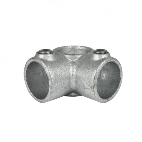 Corner With Trough Tube 90°Typ 20E, 48,3 mm, Galvanized (Klemp) Corner With Trough Tube 90°Typ 20E, 48,3 mm, Galvanized (Klemp)