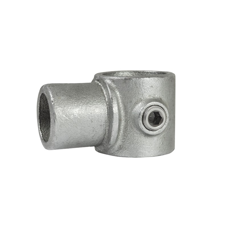 Té pivotant Typ 5C, 33,7 mm , Galvanisé (Klemp) - Colliers de serrage ronds