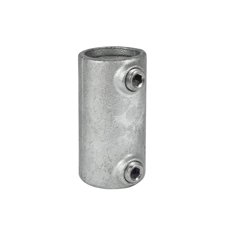 Accouplement droit Typ 8C, 33,7 mm , Galvanisé (Klemp) - Colliers de serrage ronds