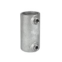 Acoplamiento recto Typ 8D, 42,4 mm, Galvanizado (Klemp)