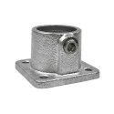 Flange, squareTyp 11B, 26,9 mm, Galvanized (Klemp)