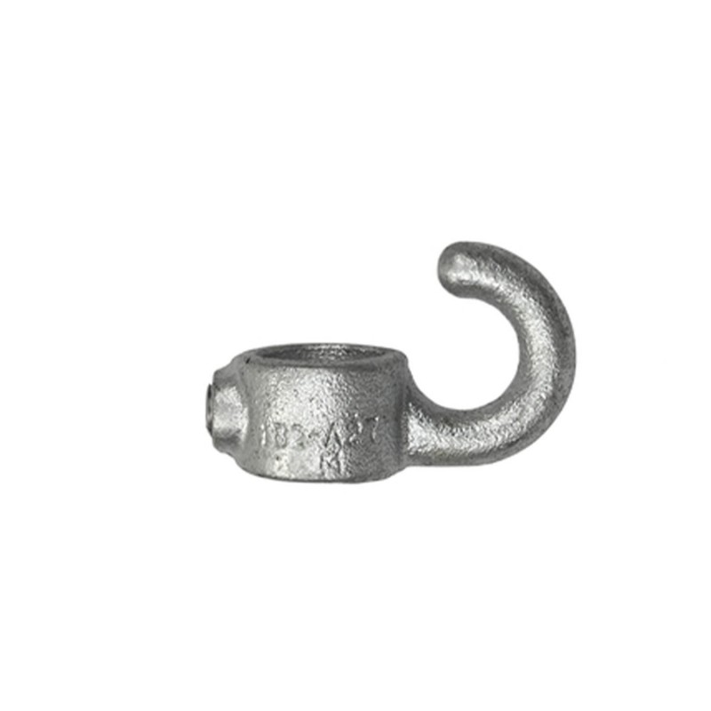 Hook Typ 61B, 26,9 mm, Galvanized (Klemp) - Round Tubefittings