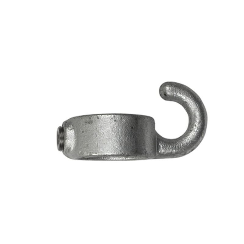 HookTyp 61D, 42,4 mm, Galvanized (Klemp) - Round Tubefittings