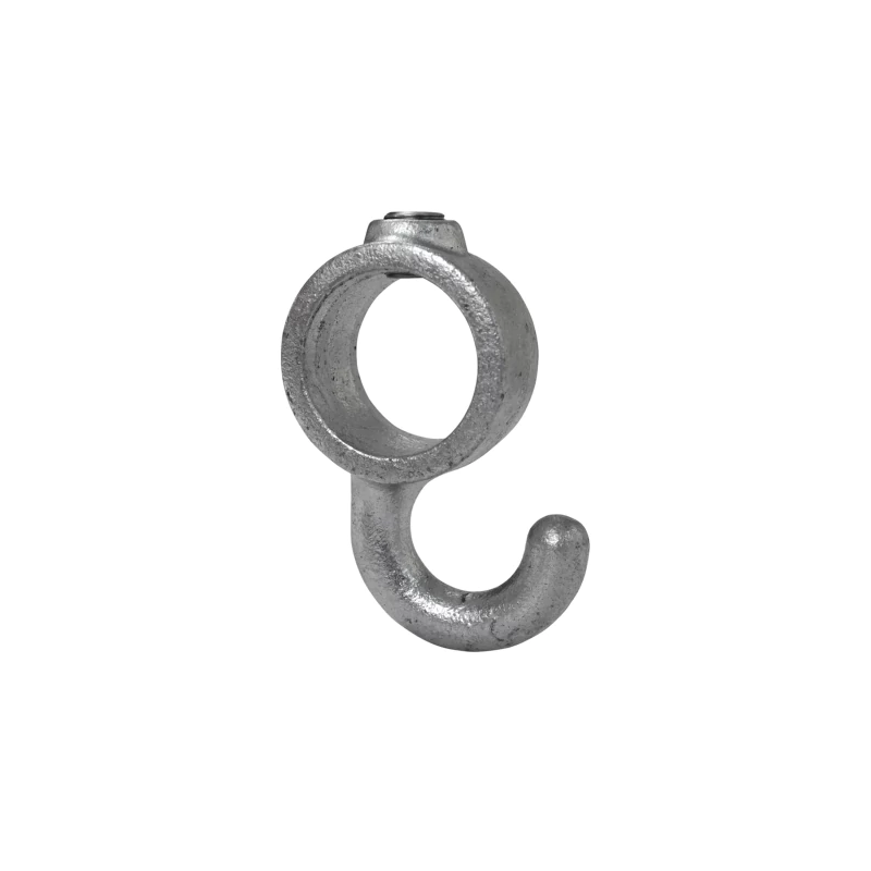 Coat hook Typ 64C, 33,7 mm , Galvanized (Klemp) - Round Tubefittings