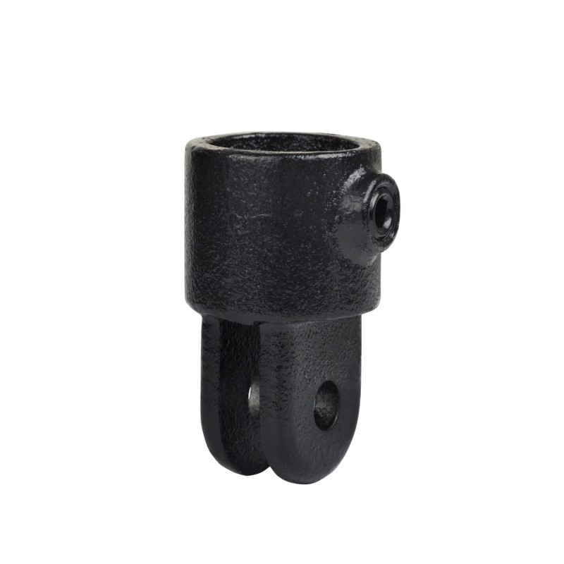 Female Single Socket Typ 42E, 48,3 mm, Black (Klemp) - Black Tubefittings