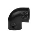 Coude 90° Typ 6B, 26,9 mm, Le noir (Klemp)