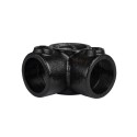 Corner with Trough Tube Typ 20C, 33,7 mm , Black (Klemp)