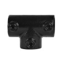 Conexión en T larga Typ 4B, 26,9 mm, Negro (Klemp)