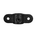 Orejeta doble macho Typ 38C, 33,7 mm , Negro (Klemp)