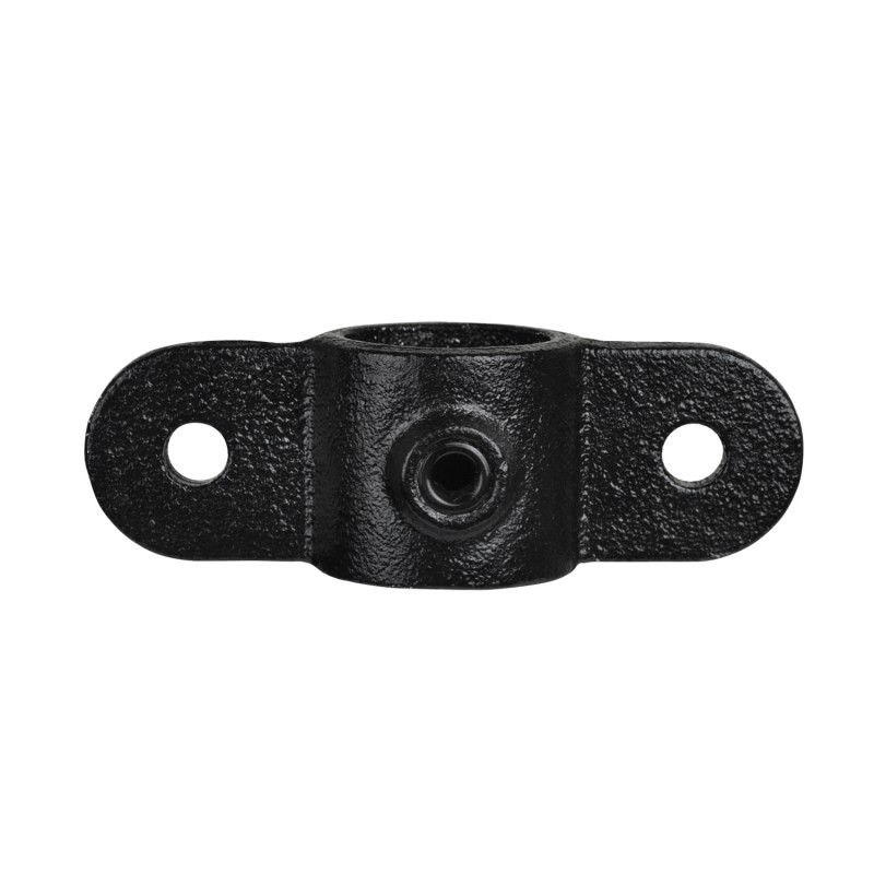 Male Double Lug Typ 38D, 42,4 mm, Black (Klemp) - Black Tubefittings