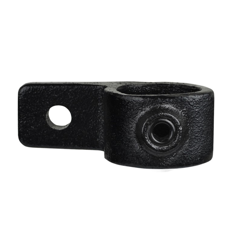 Collar Plate Single Side Typ 55A, 21,3 mm, Black (Klemp) - Black Tubefittings