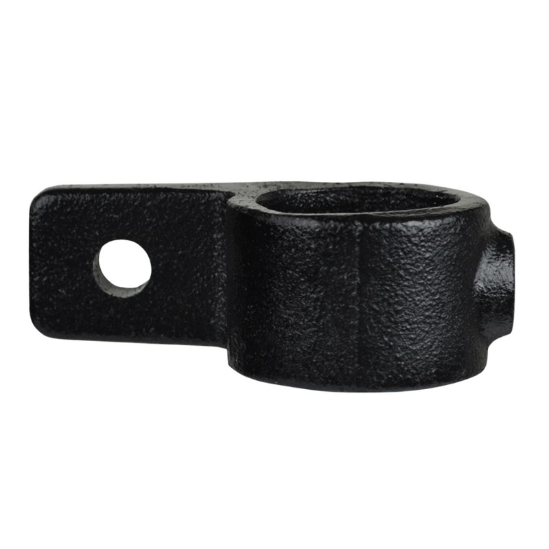 Collar Plate Single Side Typ 55D, 42,4 mm, Black (Klemp) - Black Tubefittings