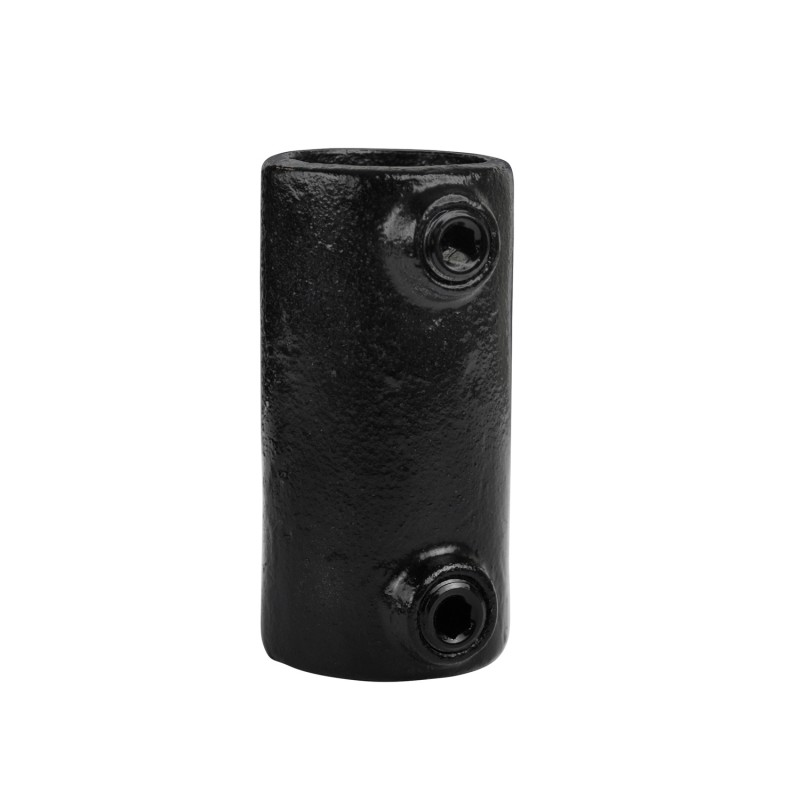 Straight Coupling Typ 8B, 26,9 mm, Black (Klemp) - Black Tubefittings