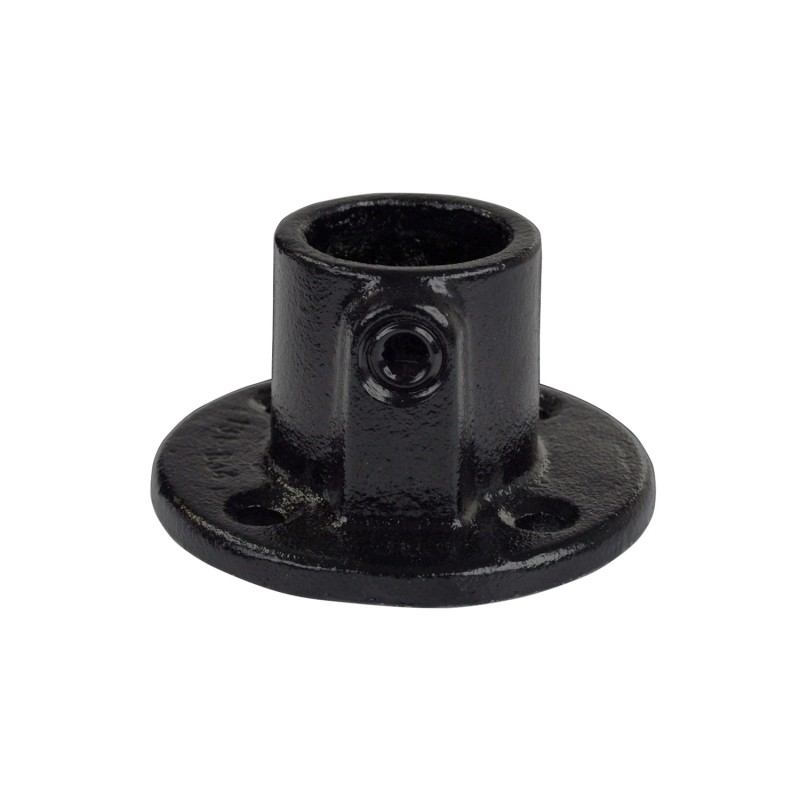 Flange Typ 10A, 21,3 mm, Black (Klemp) - Black Tubefittings