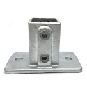 Square footplate Typ 12S, 40 mm, Galvanized ()
