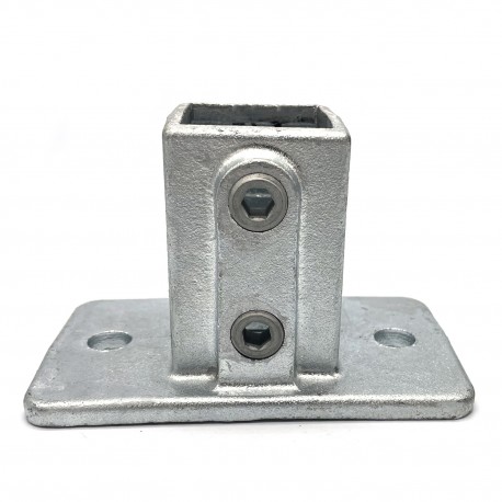 Reposapiés cuadrado Typ 12S, 40 mm, Galvanizado (Klemp) Reposapiés cuadrado Typ 12S, 40 mm, Galvanizado (Klemp)