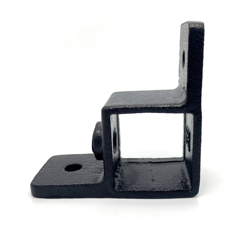 Collier Plaque Double Côté 90° Typ 57S-25, 25 mm, Le noir () - Colliers de serrage carrés