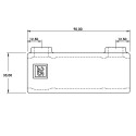 Straight coupling Typ 8S-25, 25 mm, Galvanized (Klemp)