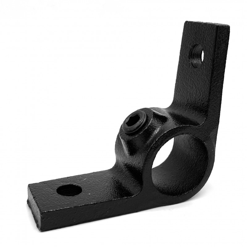 Collar double side 90° Typ 57E, 48,3 mm, Black () - Black Tubefittings