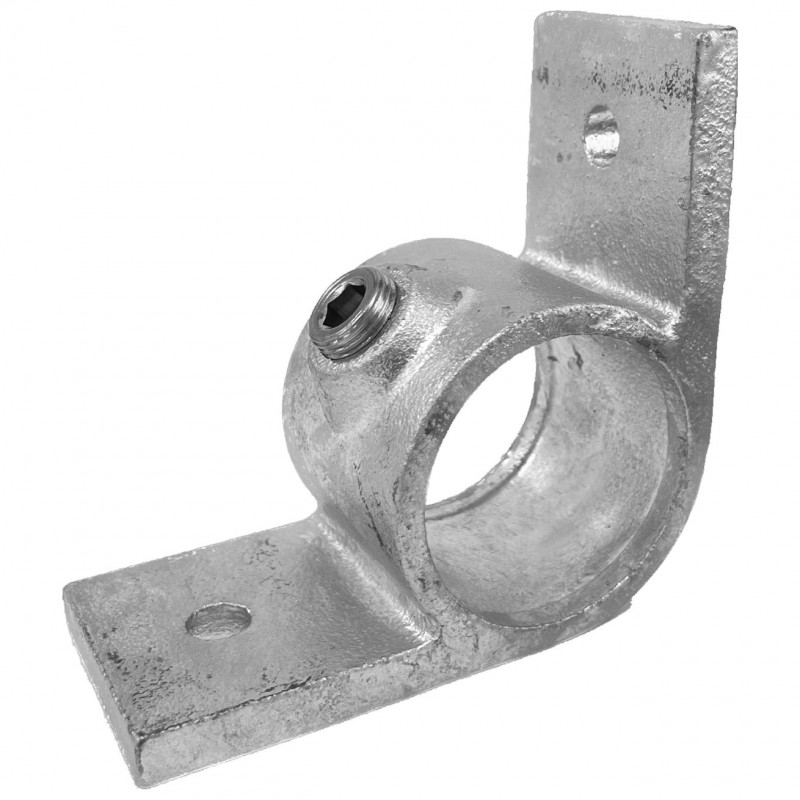 Rohrverbinder Ösenteil Mit Doppellasche 90° Typ 57D, 42,4 mm (Klemp) - Runde Rohrverbinder Verzinkt