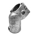 Openable short tee 45° Typ 3O, 48,3 mm, Galvanized (Klemp)