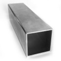 Tube en aluminium carré - 40 mm x 2 mm (Klemp)