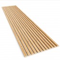 MDF laths on felt 275x30 cm Natural oak (Klemp)