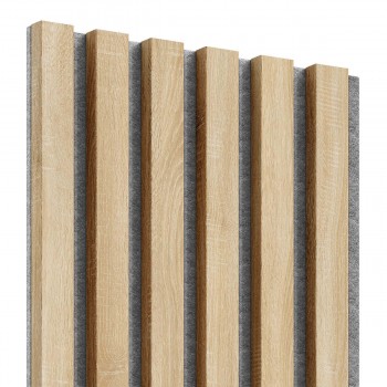 MDF laths on felt 275x30 cm Sonoma Oak (Klemp)