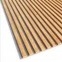 MDF laths on felt 275x30 cm Natural oak (Klemp)