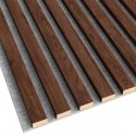 MDF laths on felt 275x30 cm Walnut (Klemp)