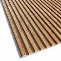 MDF laths on felt 275x30 cm Wotan oak (Klemp)