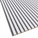 MDF laths on felt 275x30 cm White (Klemp)