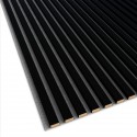 MDF laths on felt 275x30 cm Black (Klemp)