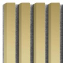 MDF laths on felt 275x30 cm Gold (Klemp)