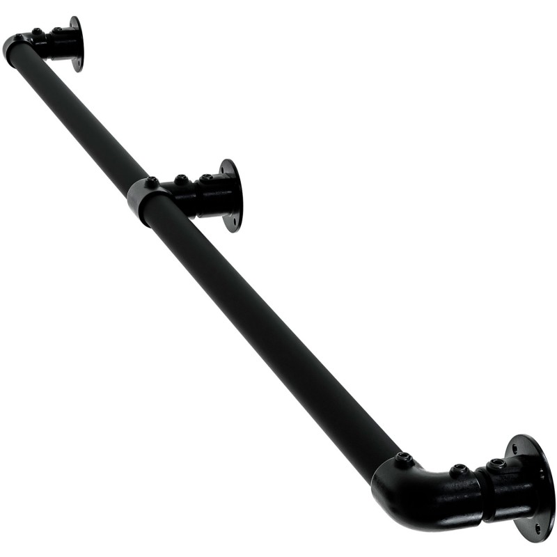 Escalera Negro - 42,4 ø - 60 cm (Klemp) - Barandillas de escalera