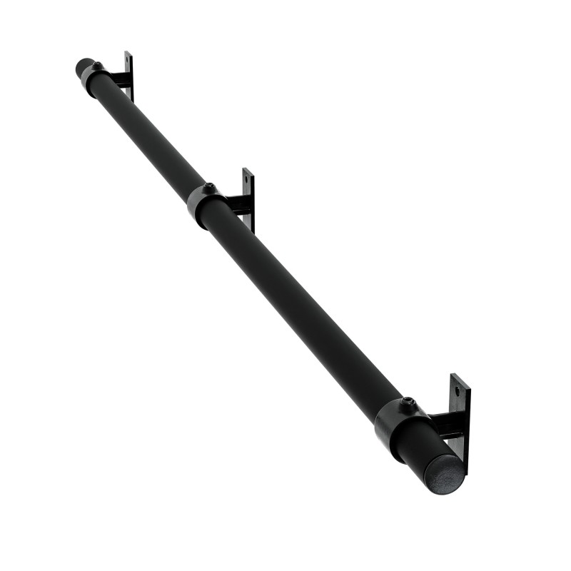 Staircase on the handles - without endings -  Black - 33,7 ø - 60 cm (Klemp) - Stair railings