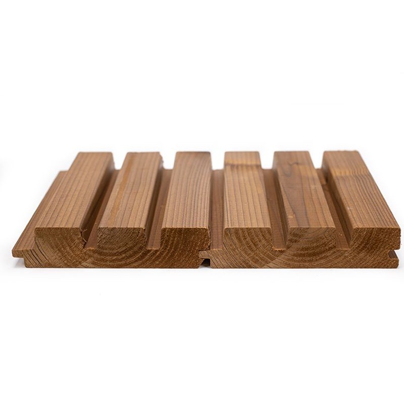 Bardage ThermoWood 14x300 cm- 5 pièces (Klemp) - Lattes en bois Thermowood