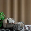 3D veneered acoustic panel - Natural oak (Klemp)