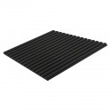 3D veneered acoustic panel - Black oak (Klemp)