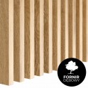 Lamele MDF Mini 16x30 - Fornir dębowy surowy - 31 sztuk - Typ C (Klemp)