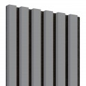 MDF laths on felt 275x30 cm Grey/Black (Klemp)